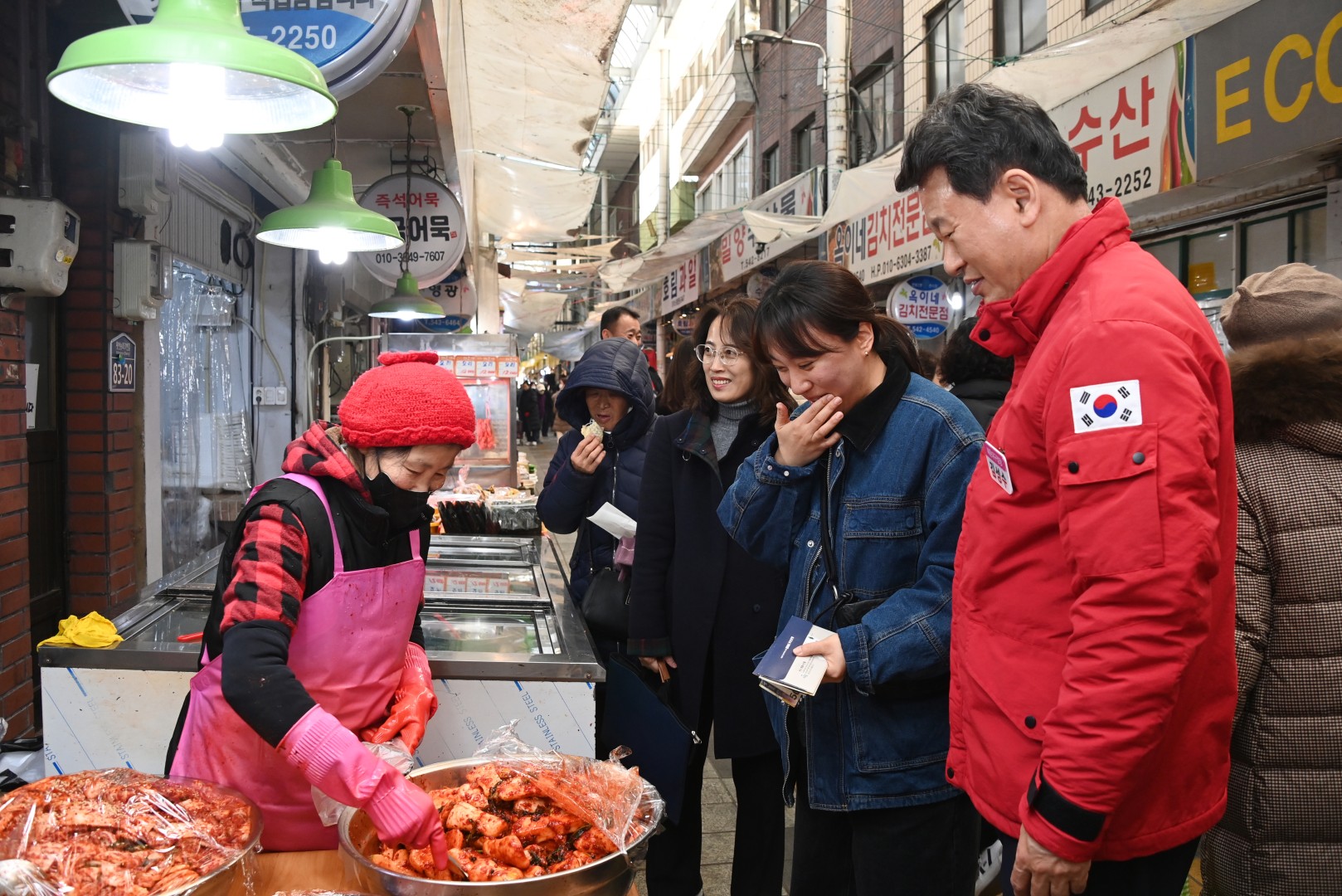 설 맞이 전통시장방문(반송큰시장, 반송골목시장) 15