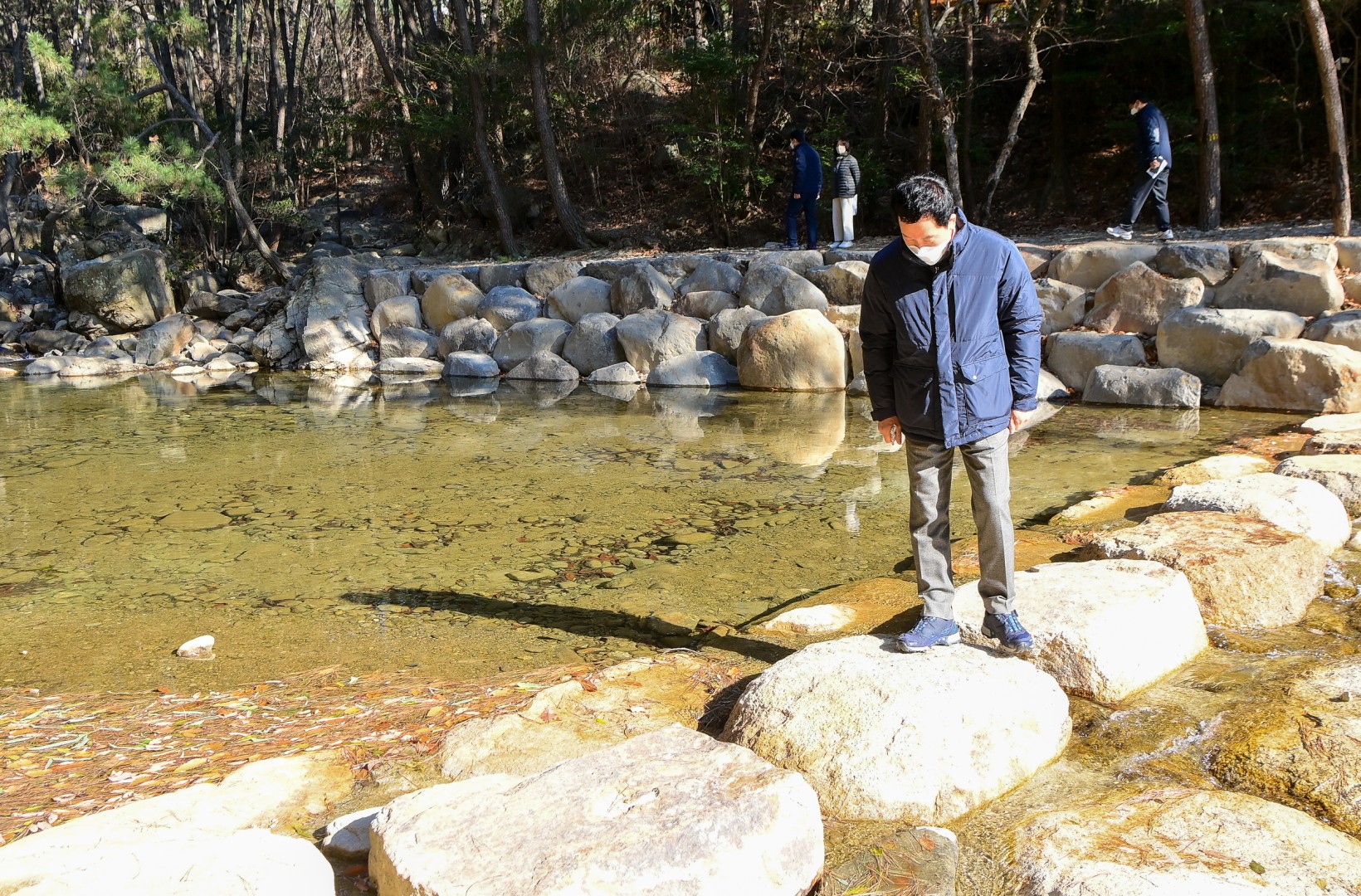 장산계곡 점검 5