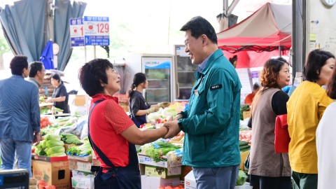 추석명절 전통시장 방문(반여농산물시장)