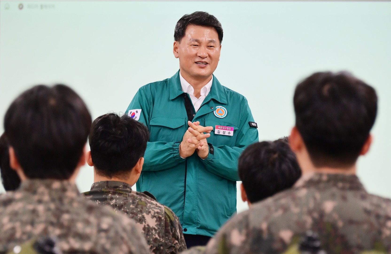 예비군 훈련 방문 격려 3