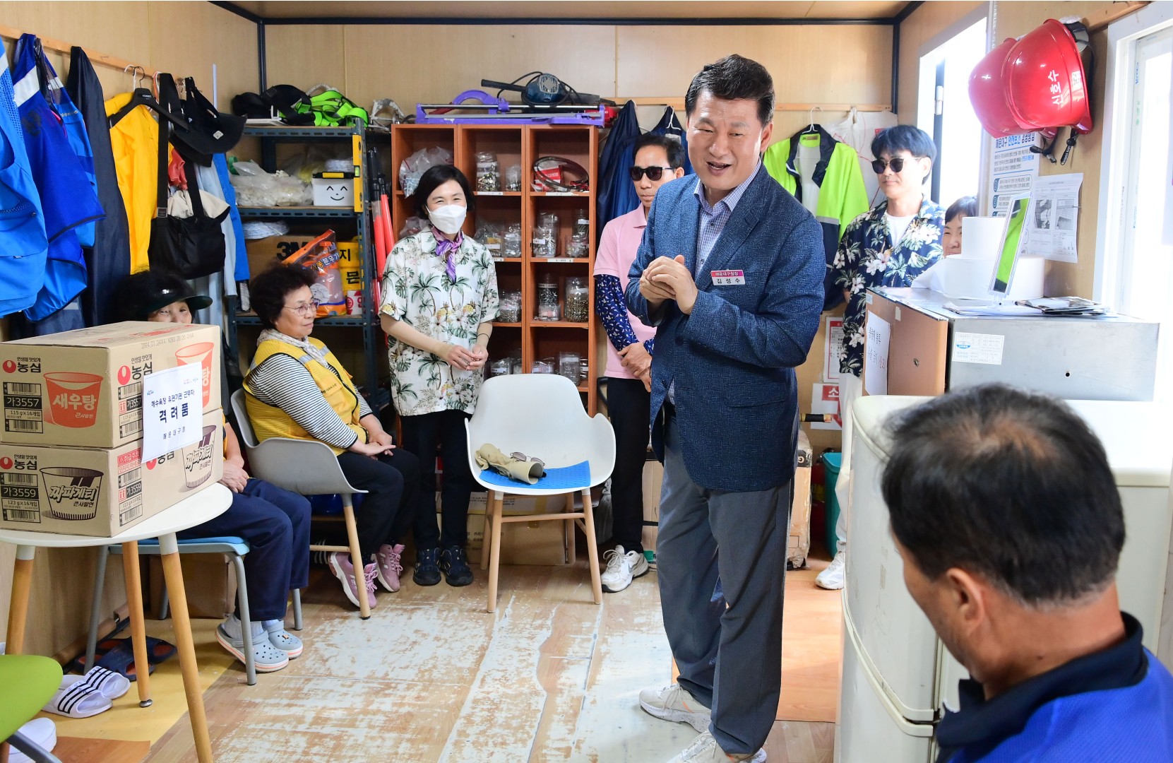 해수욕장 운영 유관기관 근무자 격려(송정) 9