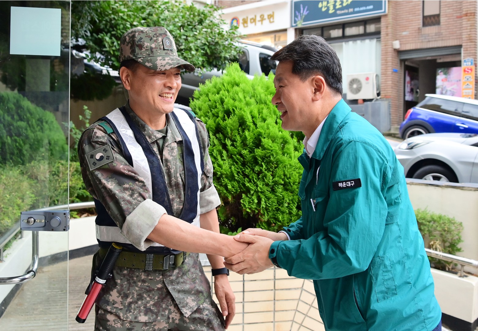 예비군 훈련 방문 격려 6