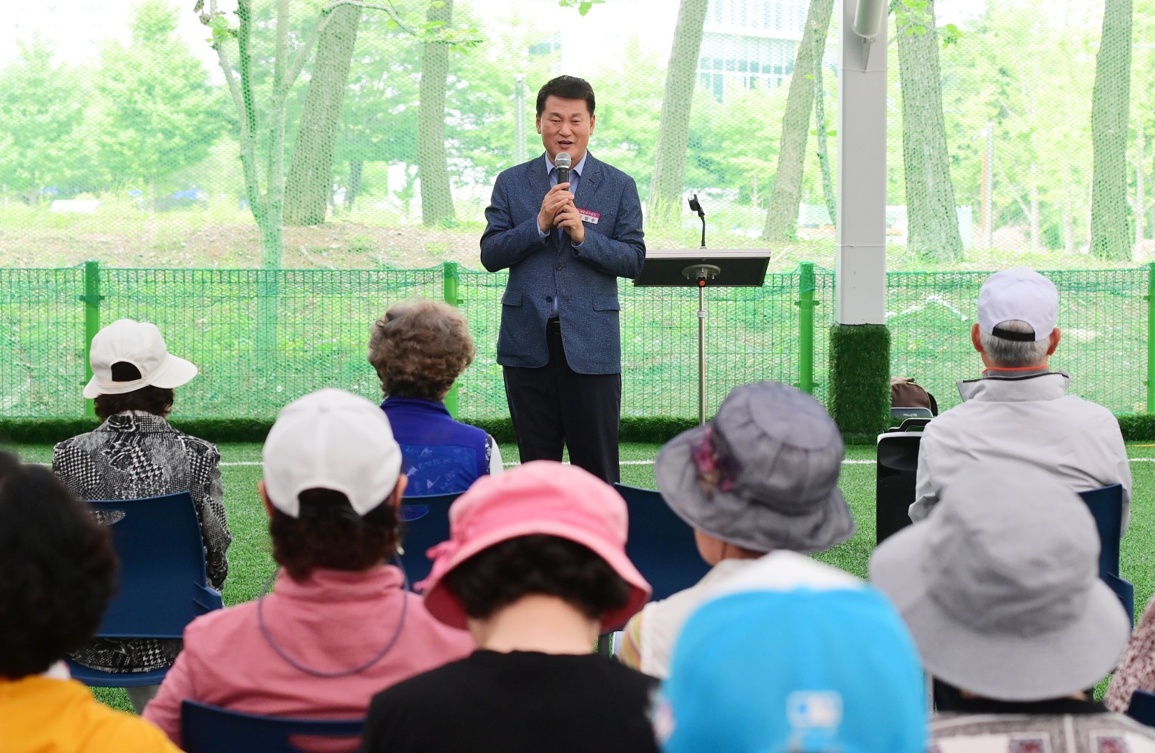 장산게이트볼장 정비사업 기념행사 4