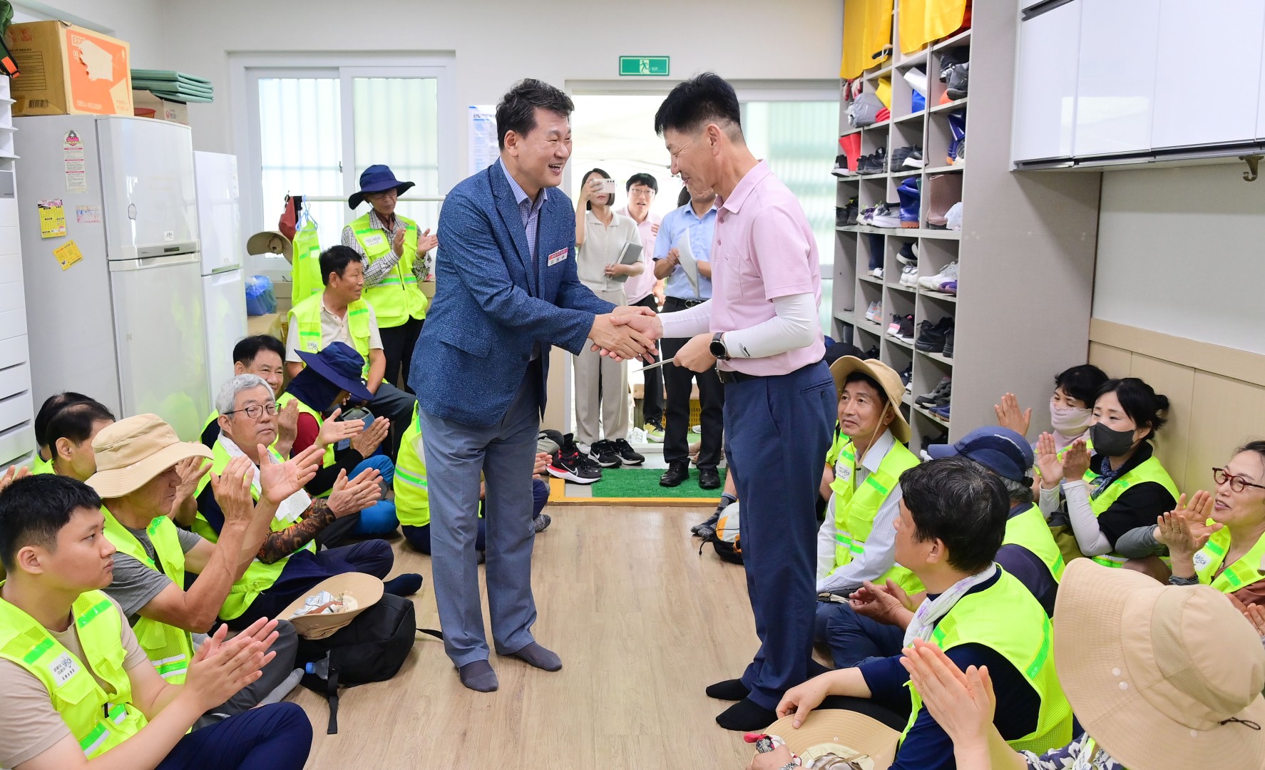 해수욕장 운영 유관기관 근무자 격려(해운대) 10