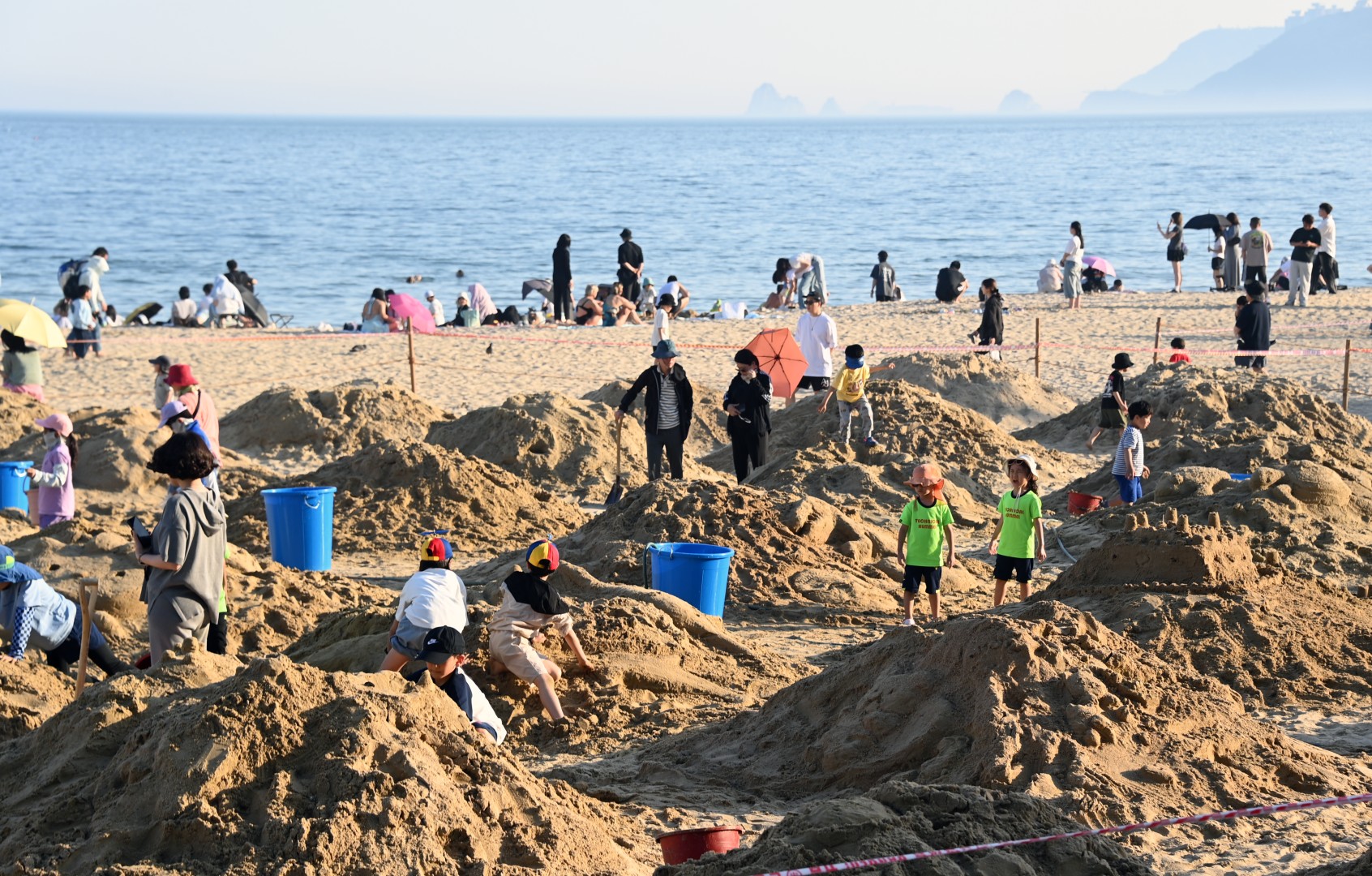 해운대 모래축제 스케치 7