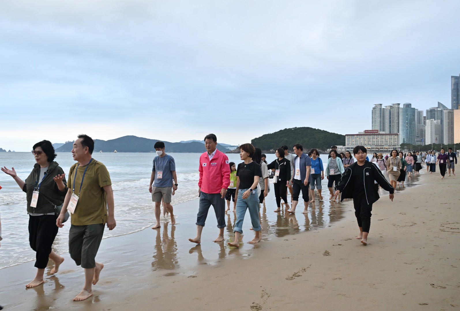 해운대 맨발걷기 대회 1