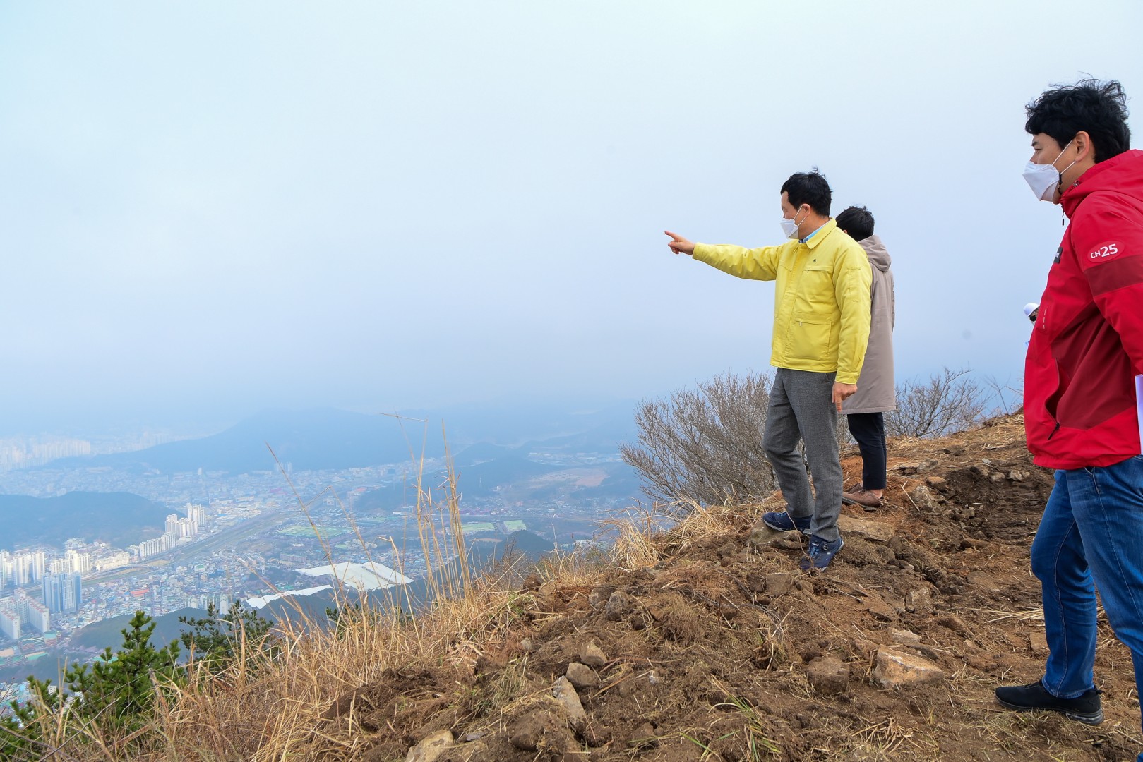 장산 표자석 현장점검 4