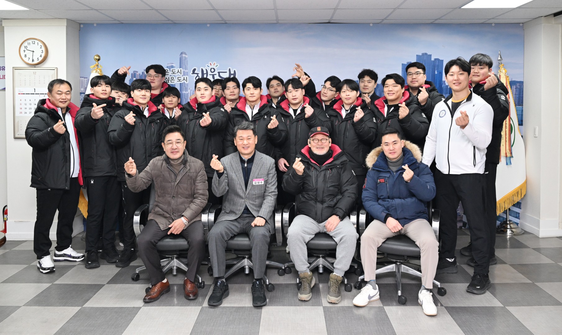 MG새마을금고 중앙회 씨름단 전지훈련 방문 1