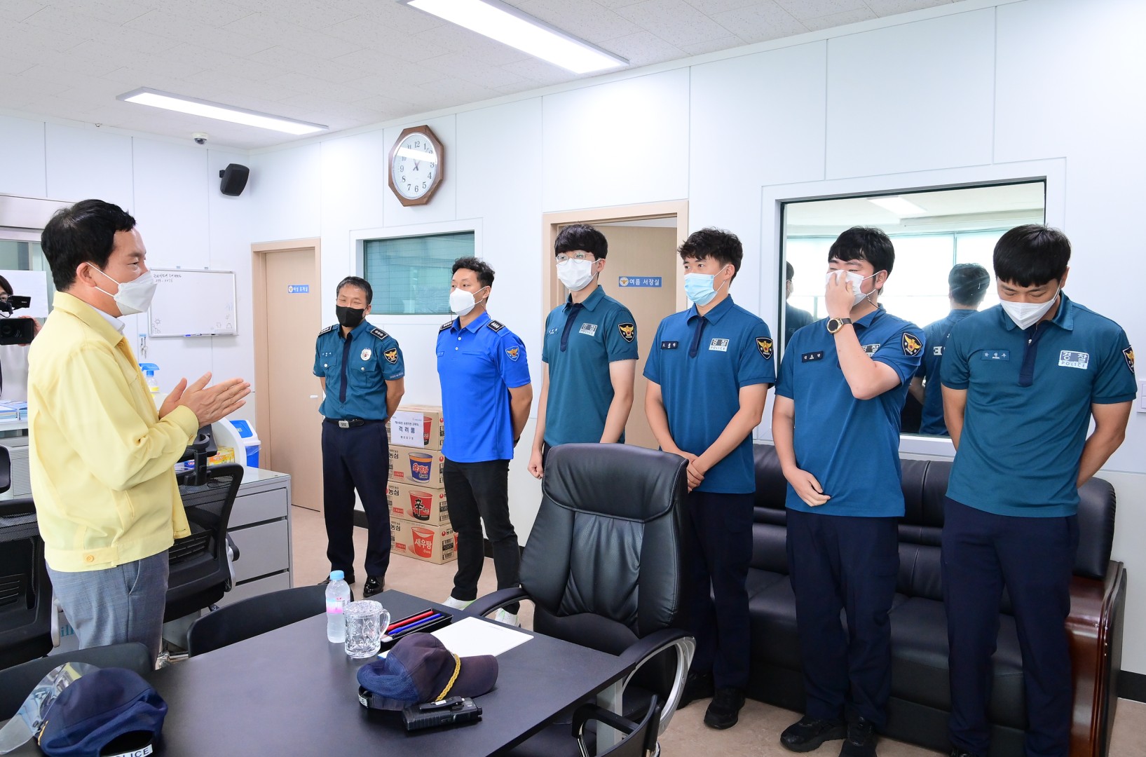 해운대해수욕장 격려방문 8