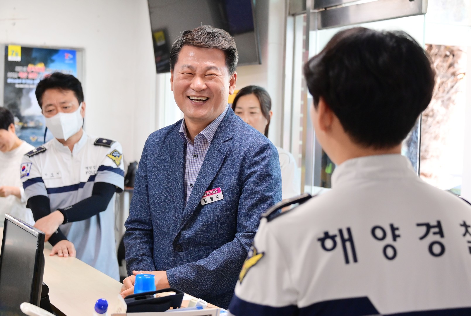 해수욕장 운영 유관기관 근무자 격려(송정) 4