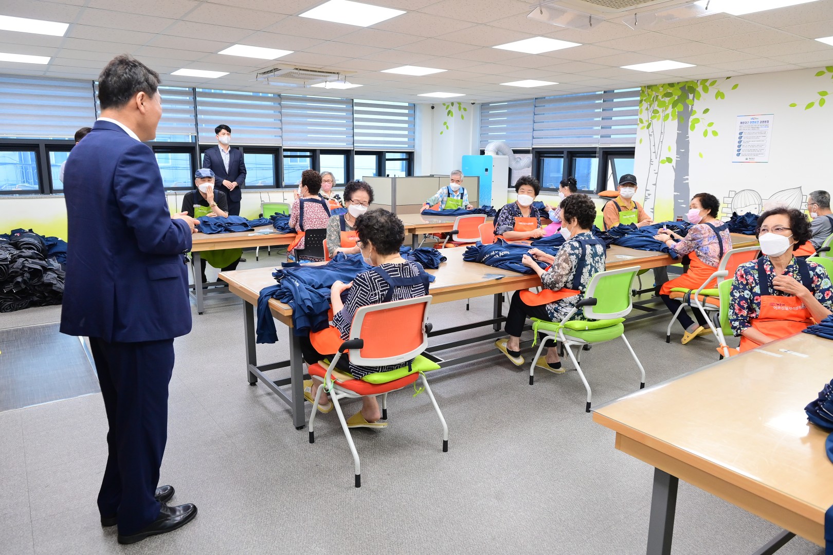 어르신공동작업장 격려방문 7