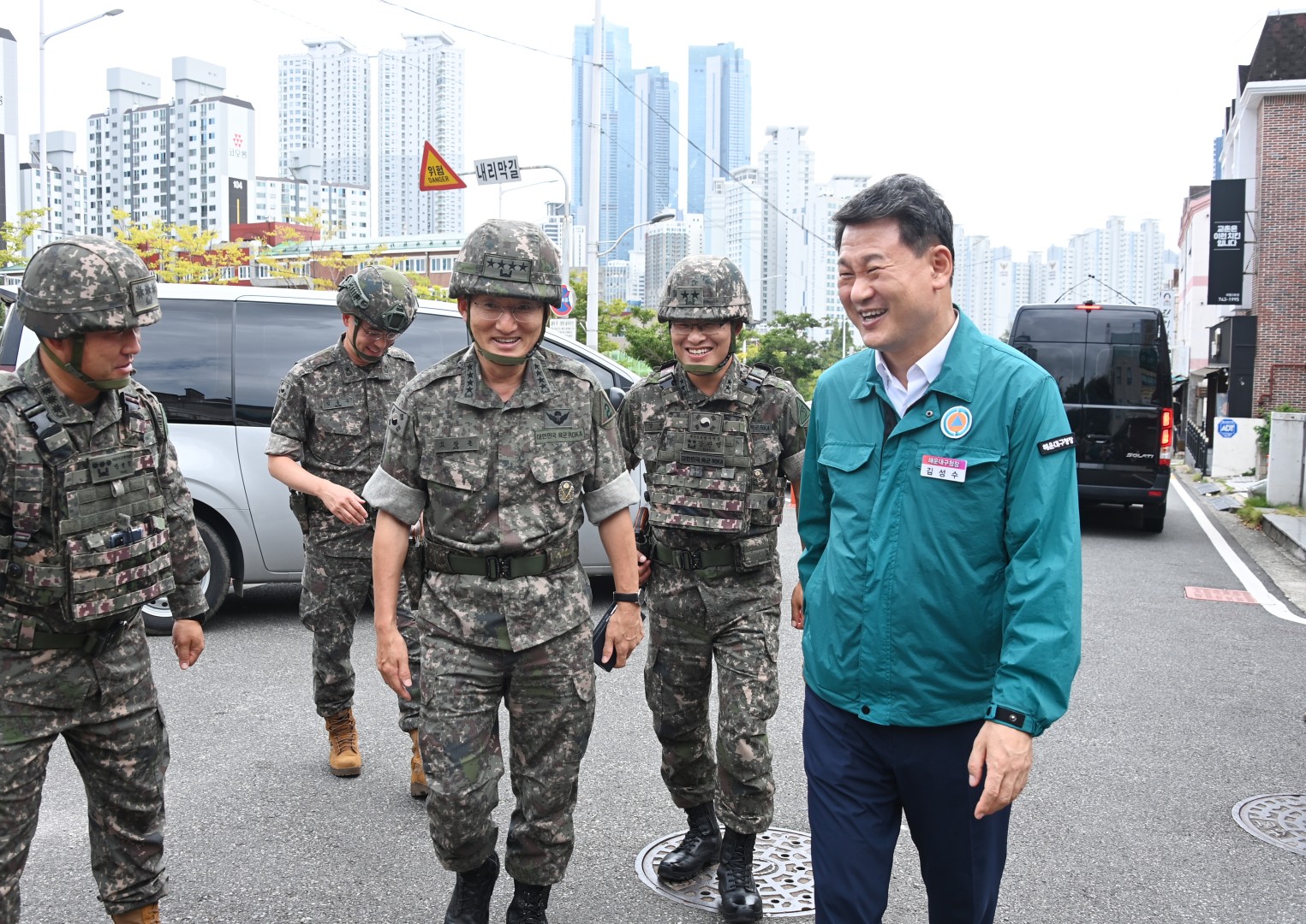 제2작전사령관 해운대공동구 현장방문 6