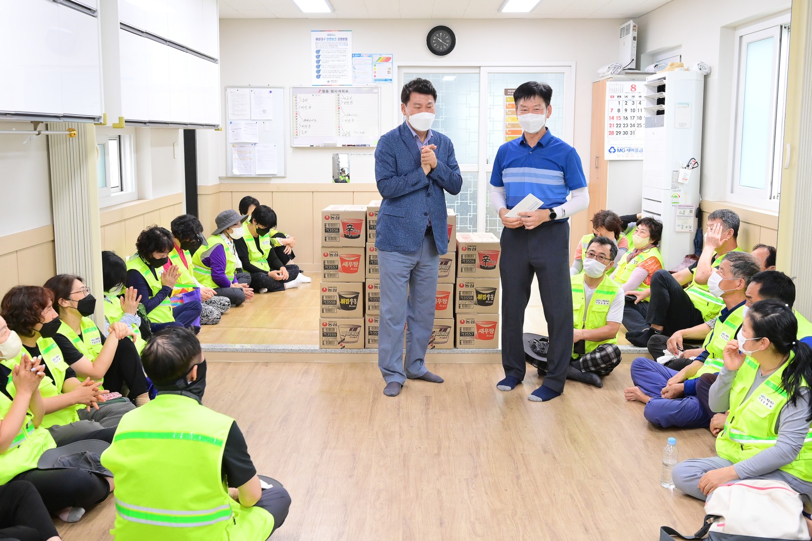 해수욕장 근무자 격려방문 4
