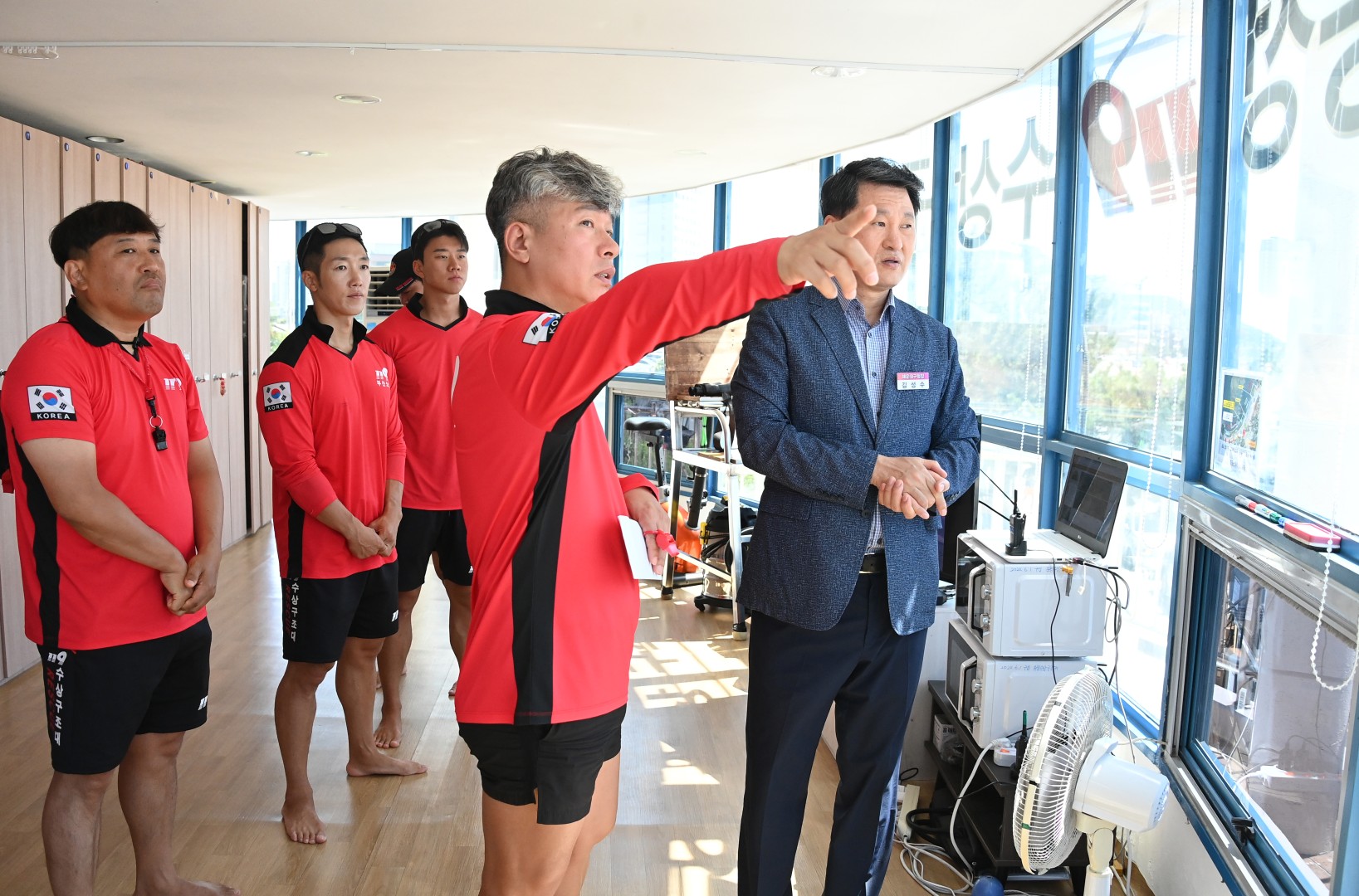 해수욕장 유관기관 근무자 격려 36