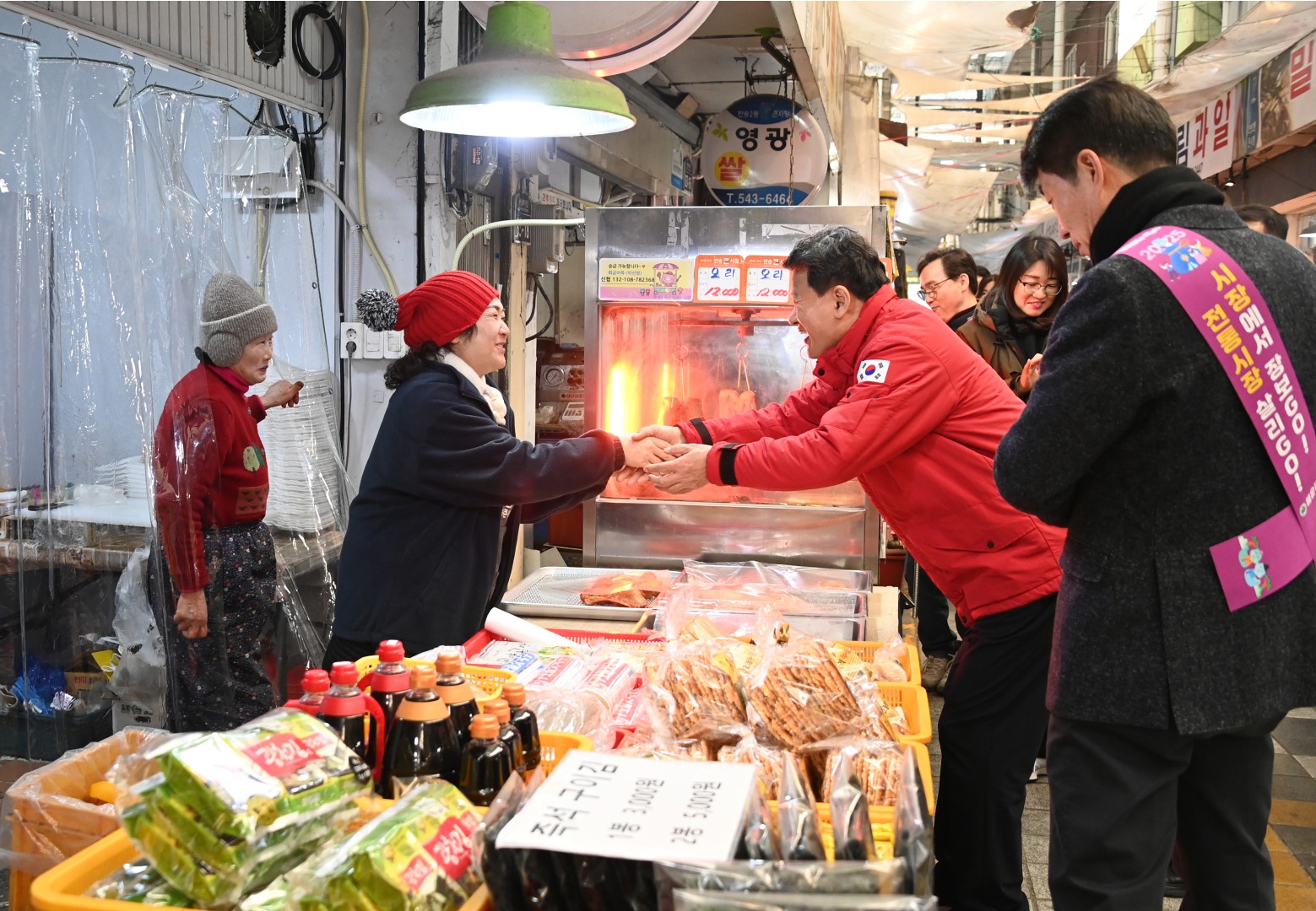 설 맞이 전통시장방문(반송큰시장, 반송골목시장) 12