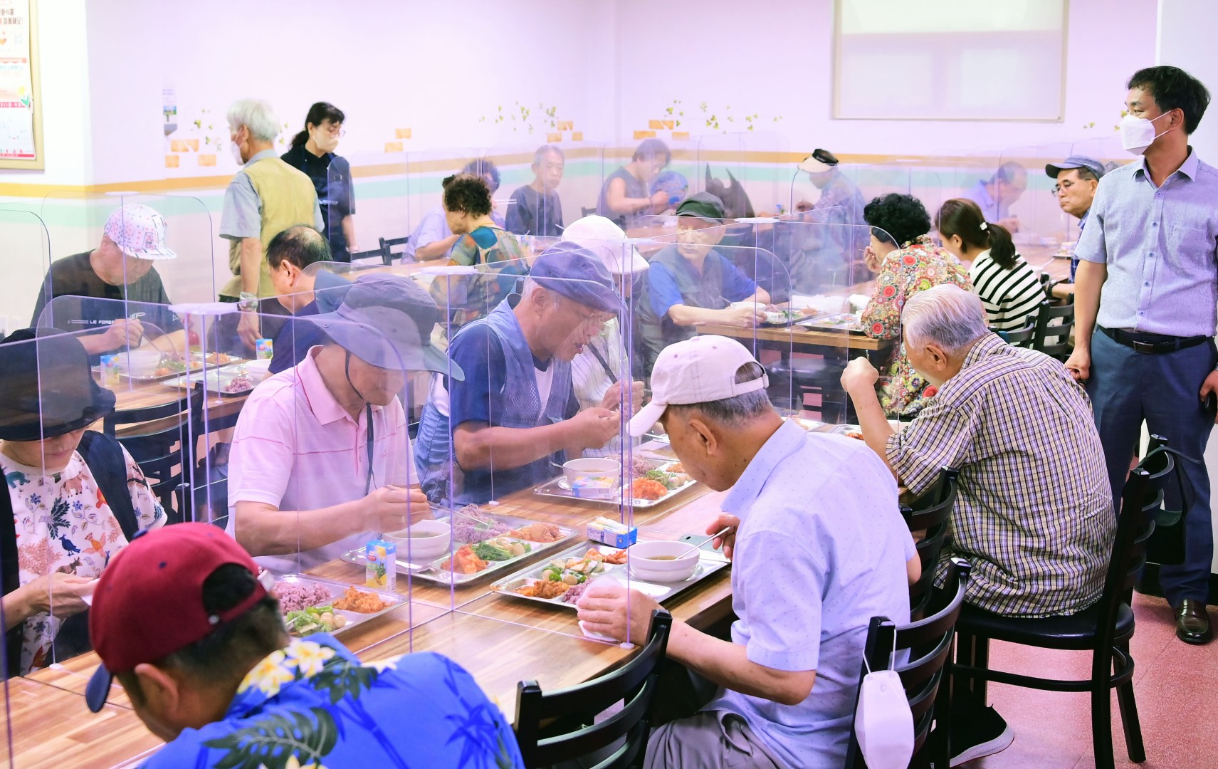 장산노인복지관 급식 봉사 18
