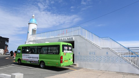 현장속으로 구민곁으로(청사포 감성버스정류장, 대천공원 광장 정비, 반여플러스스쿨)