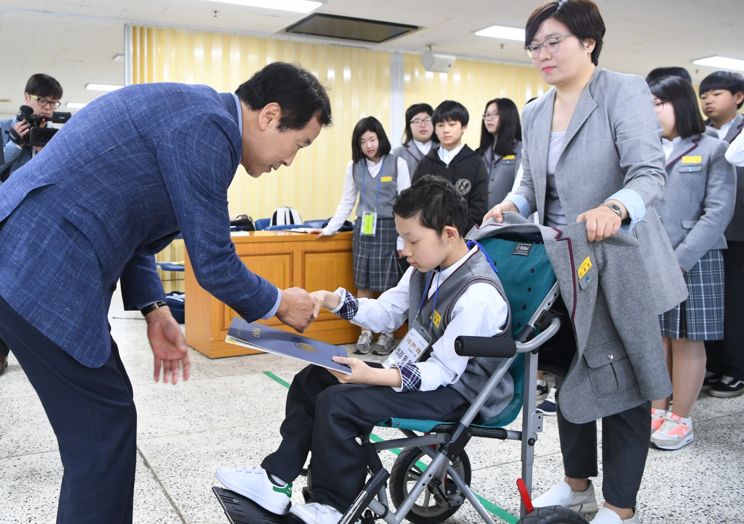 장산중학교 구청견학 2