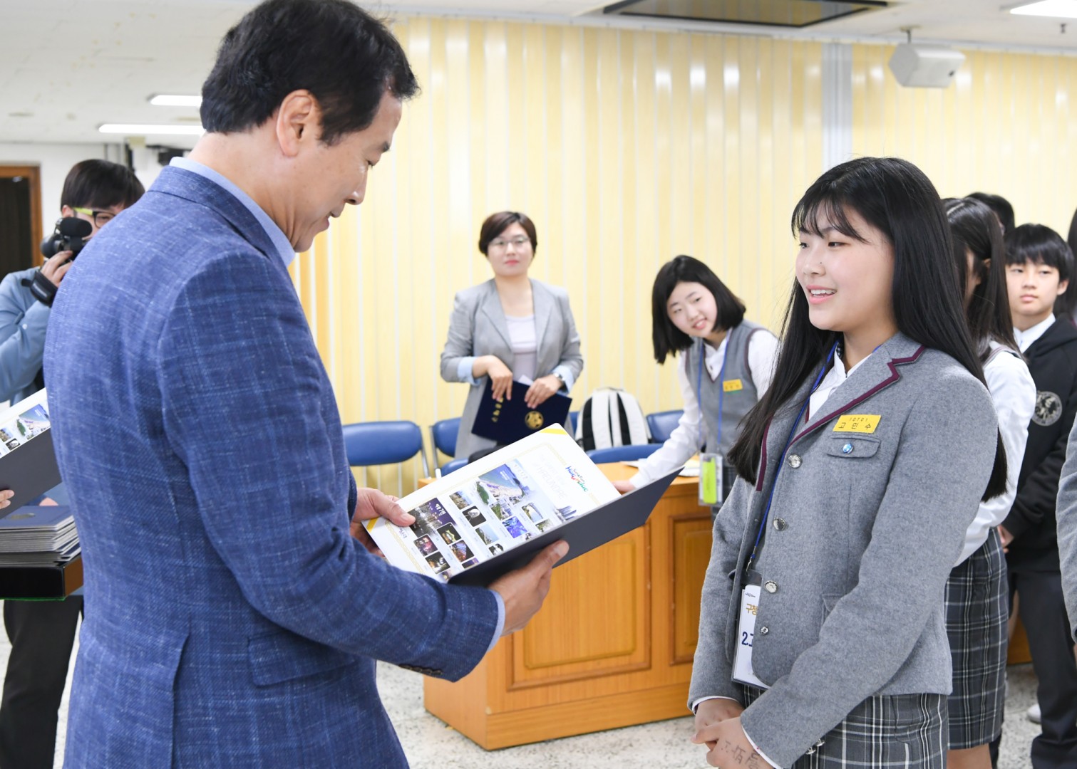 장산중학교 구청견학 4
