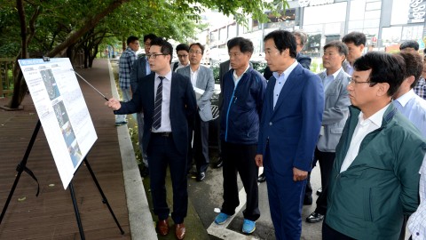 해월정 주차장 현지확인