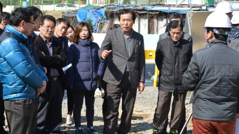 그린 레일웨이 조성작업 현장 방문