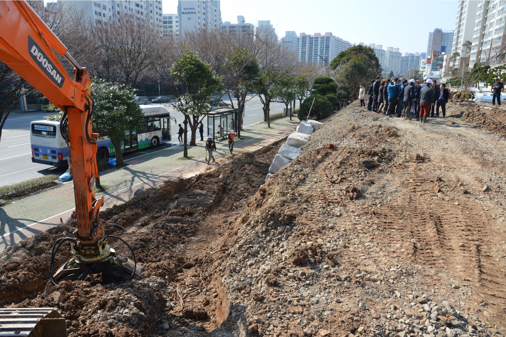 그린 레일웨이 조성작업 현장 방문 11