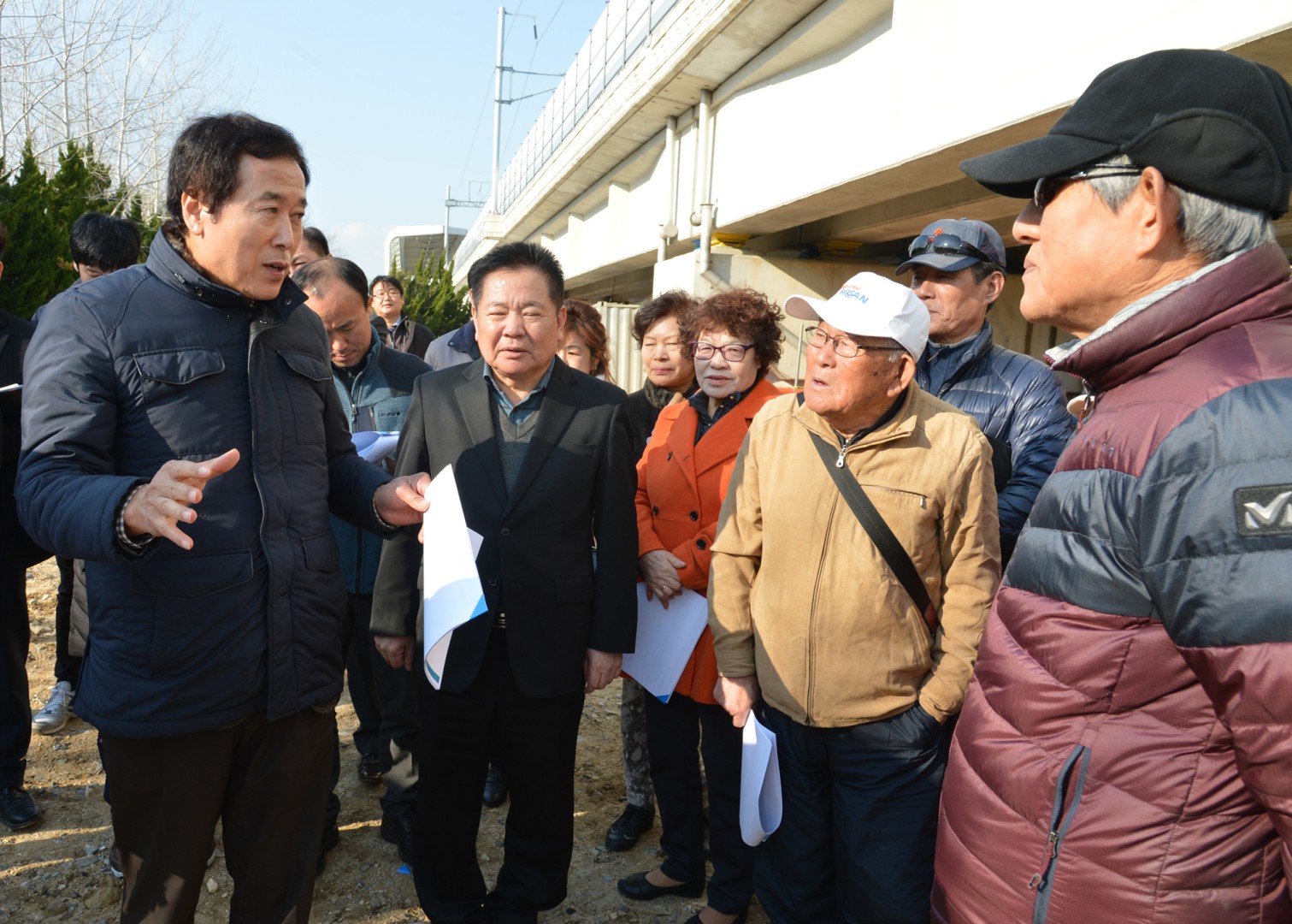 동해남부선 선하 체육공원 조성현장 설명회 6