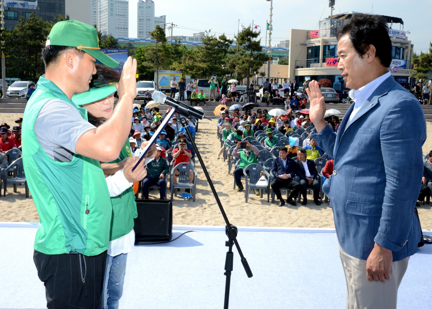 송정해수욕장 개장식 5