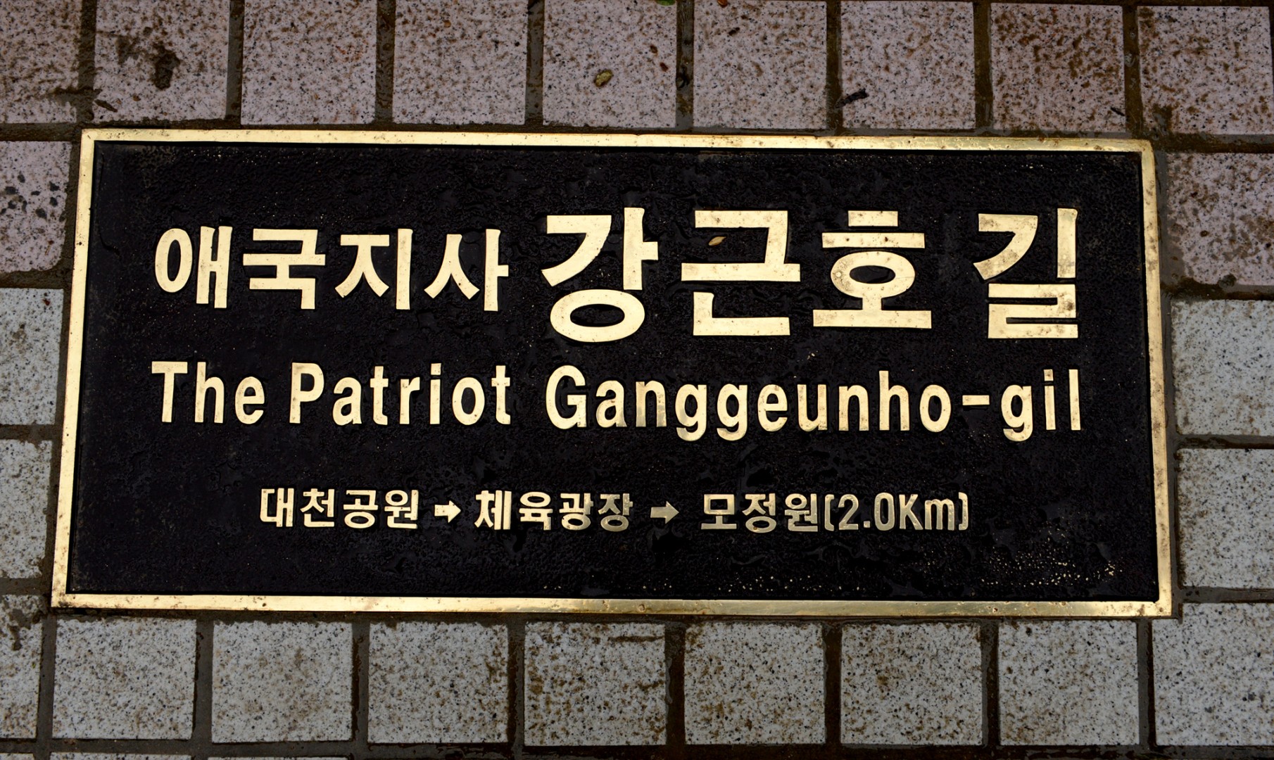 애국지사 강근호명예도로 준공식 9
