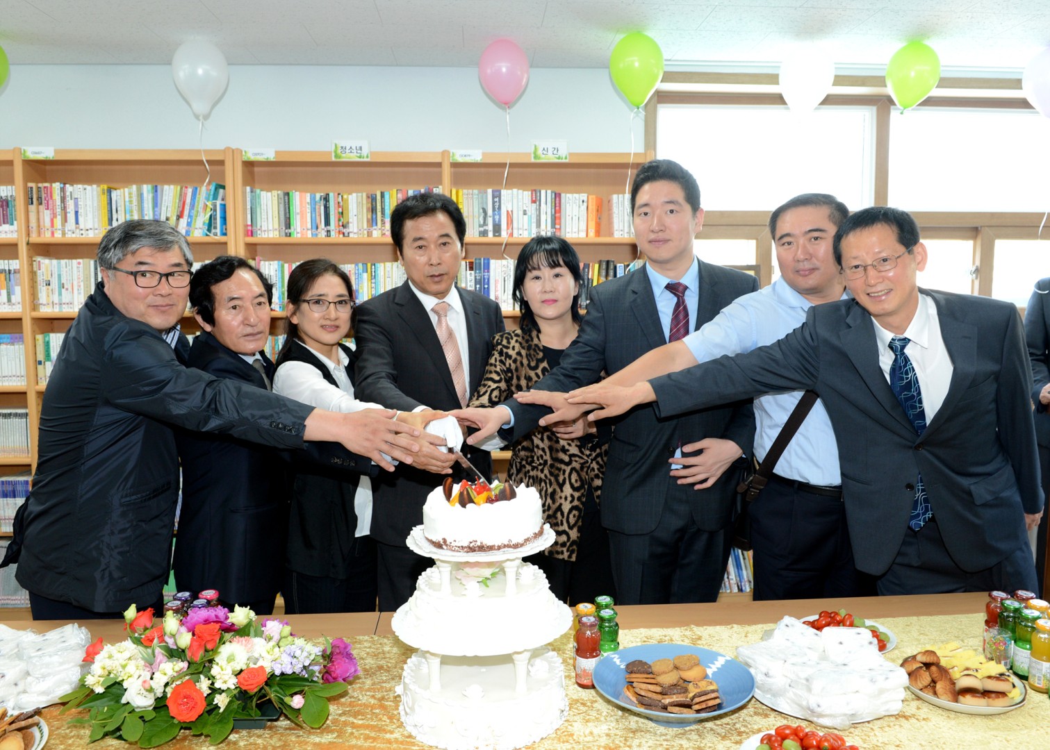 우1동 새마을 작은도서관 개소식 1