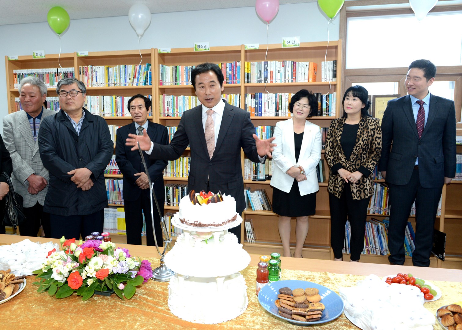 우1동 새마을 작은도서관 개소식 4