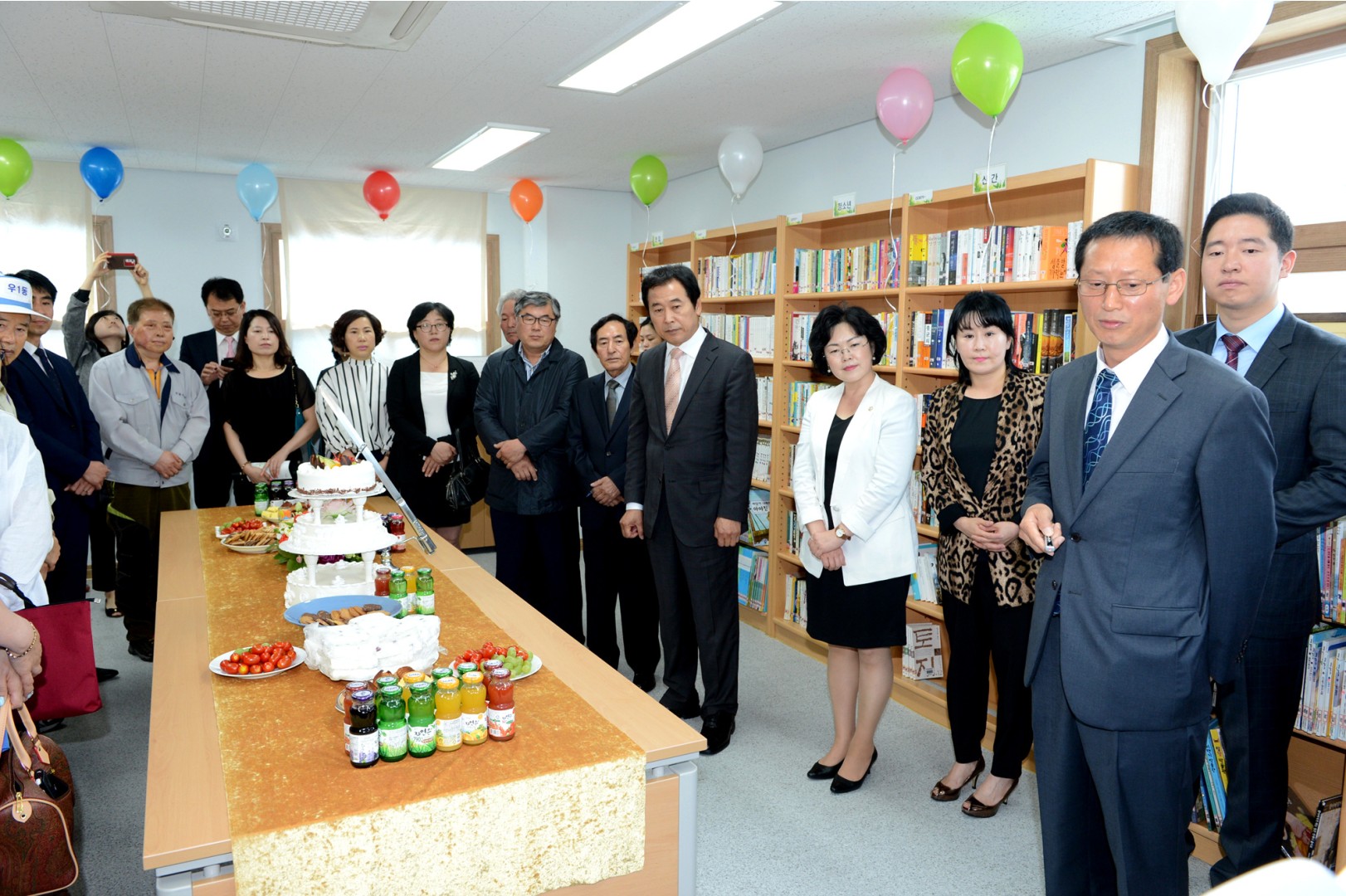 우1동 새마을 작은도서관 개소식 3