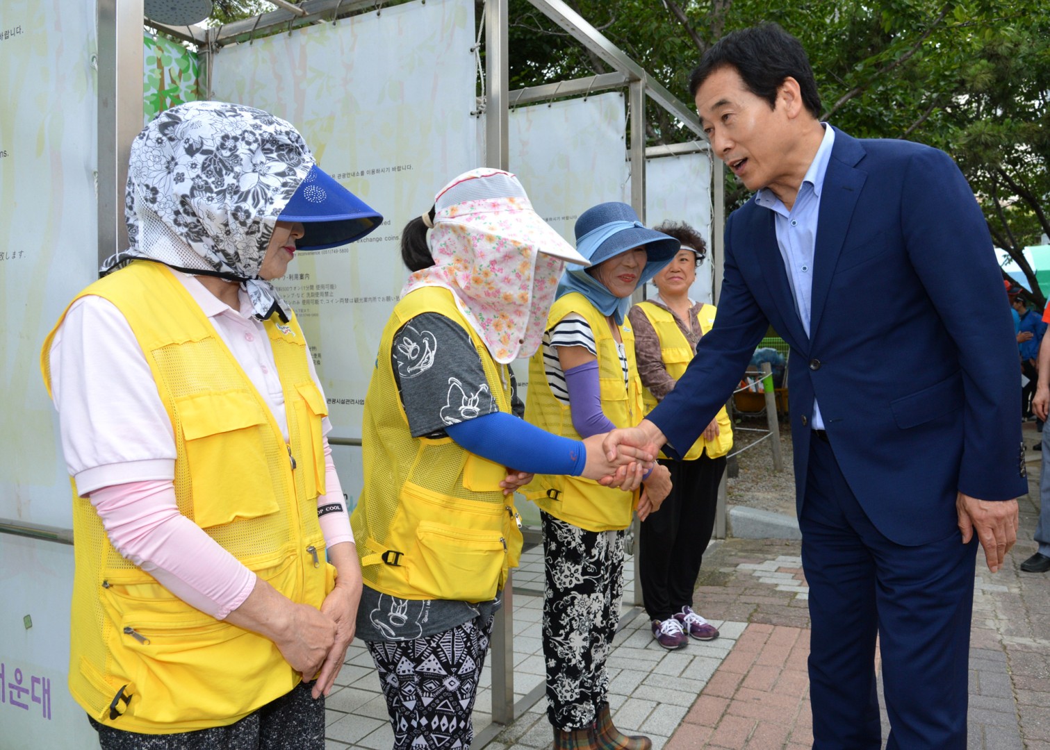 해수욕장근무기관 방문 격려 12