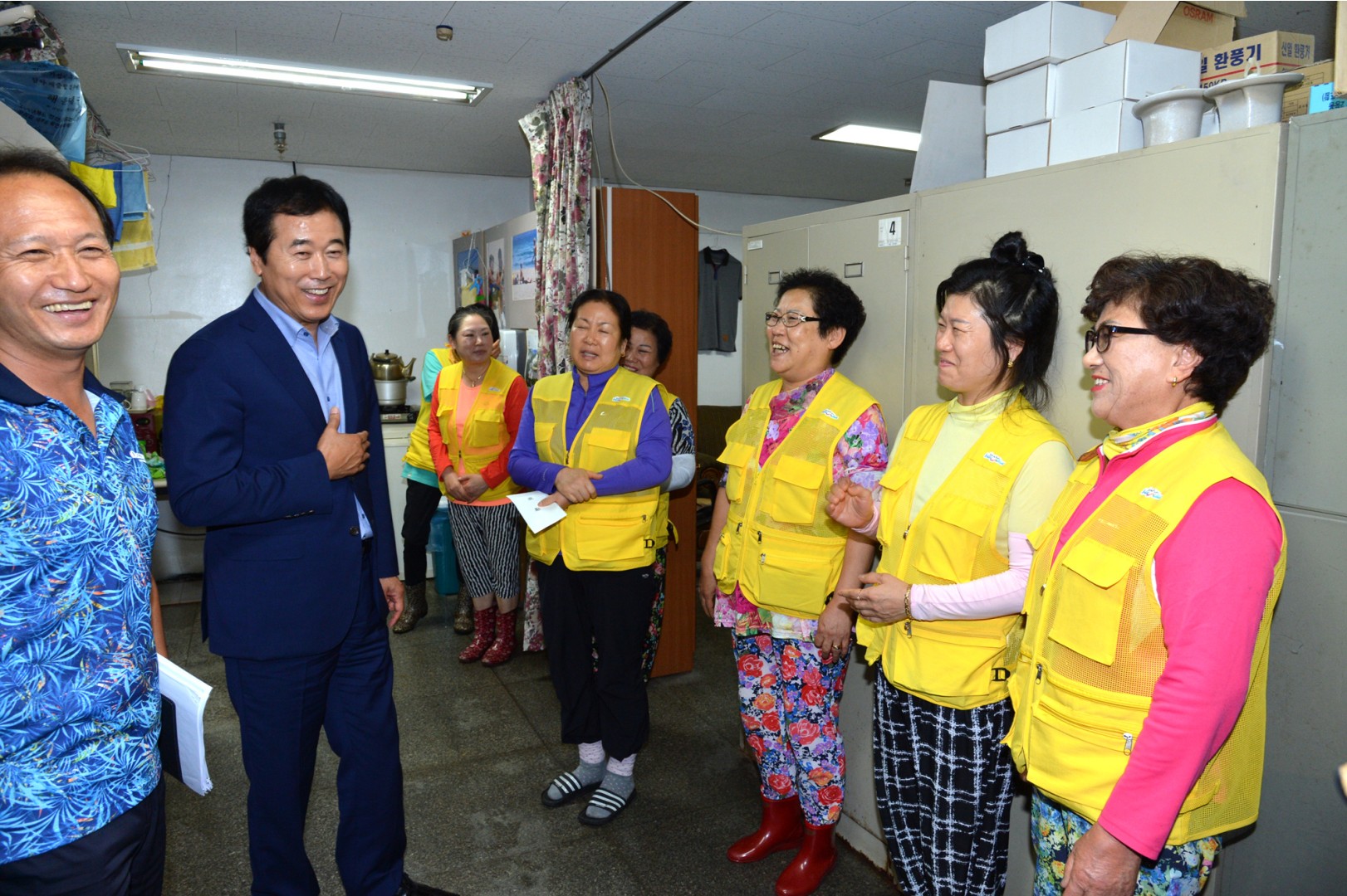 해수욕장근무기관 방문 격려 6