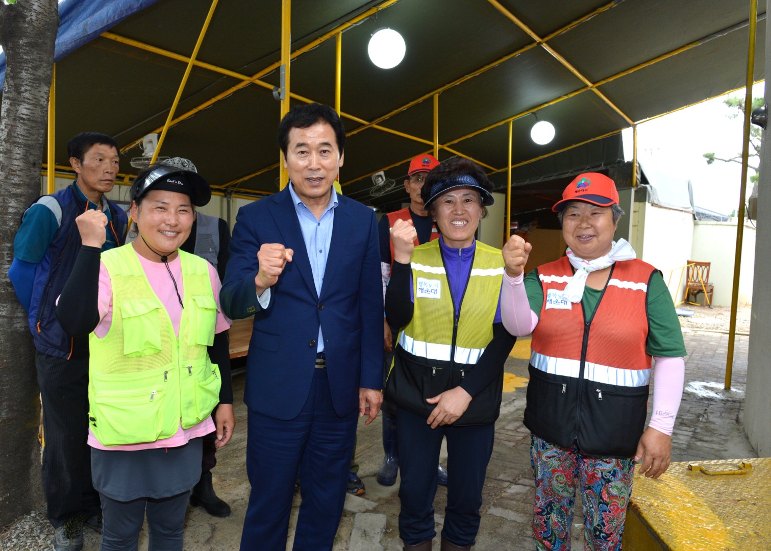 해수욕장근무기관 방문 격려 11