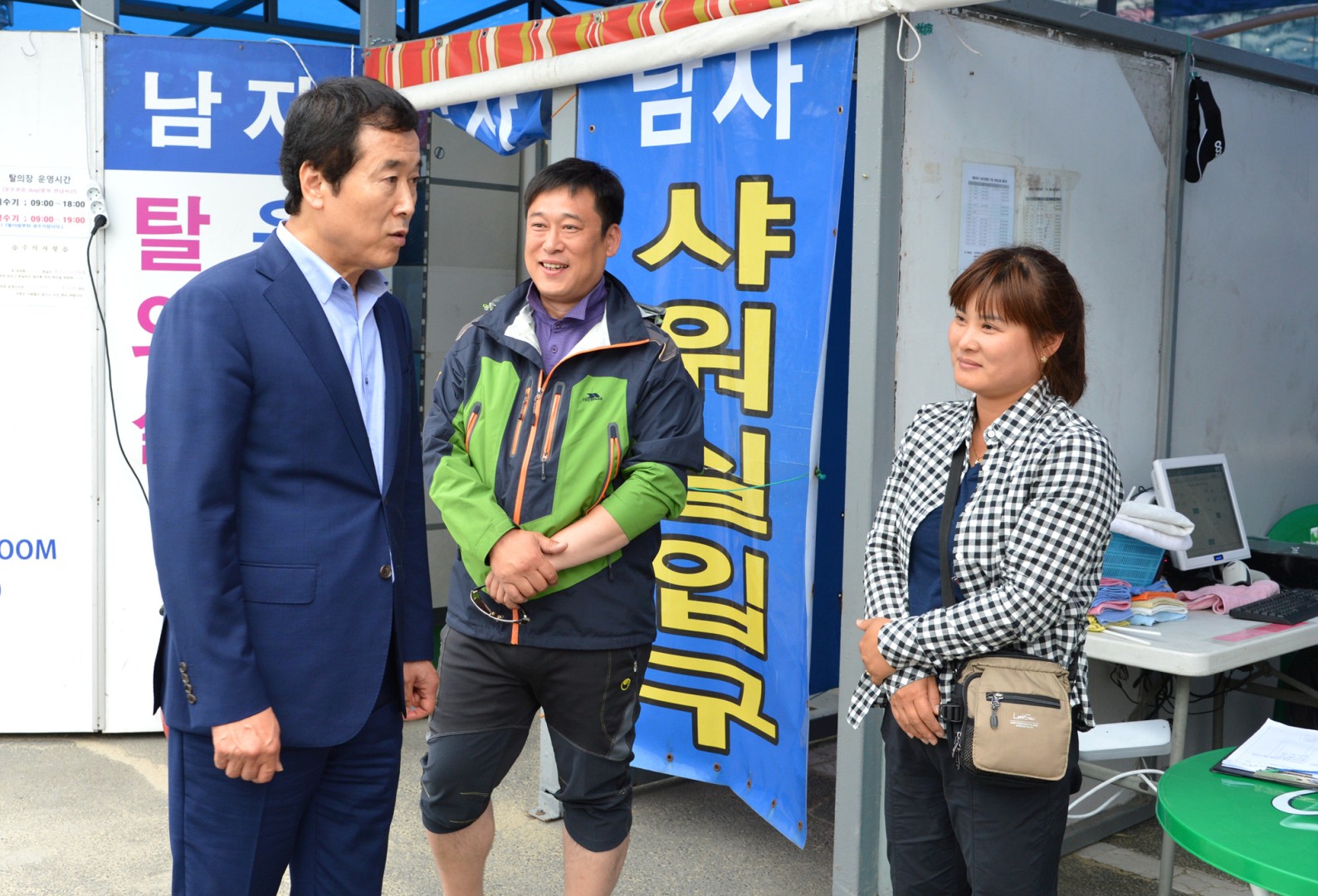 해수욕장근무기관 방문 격려 8