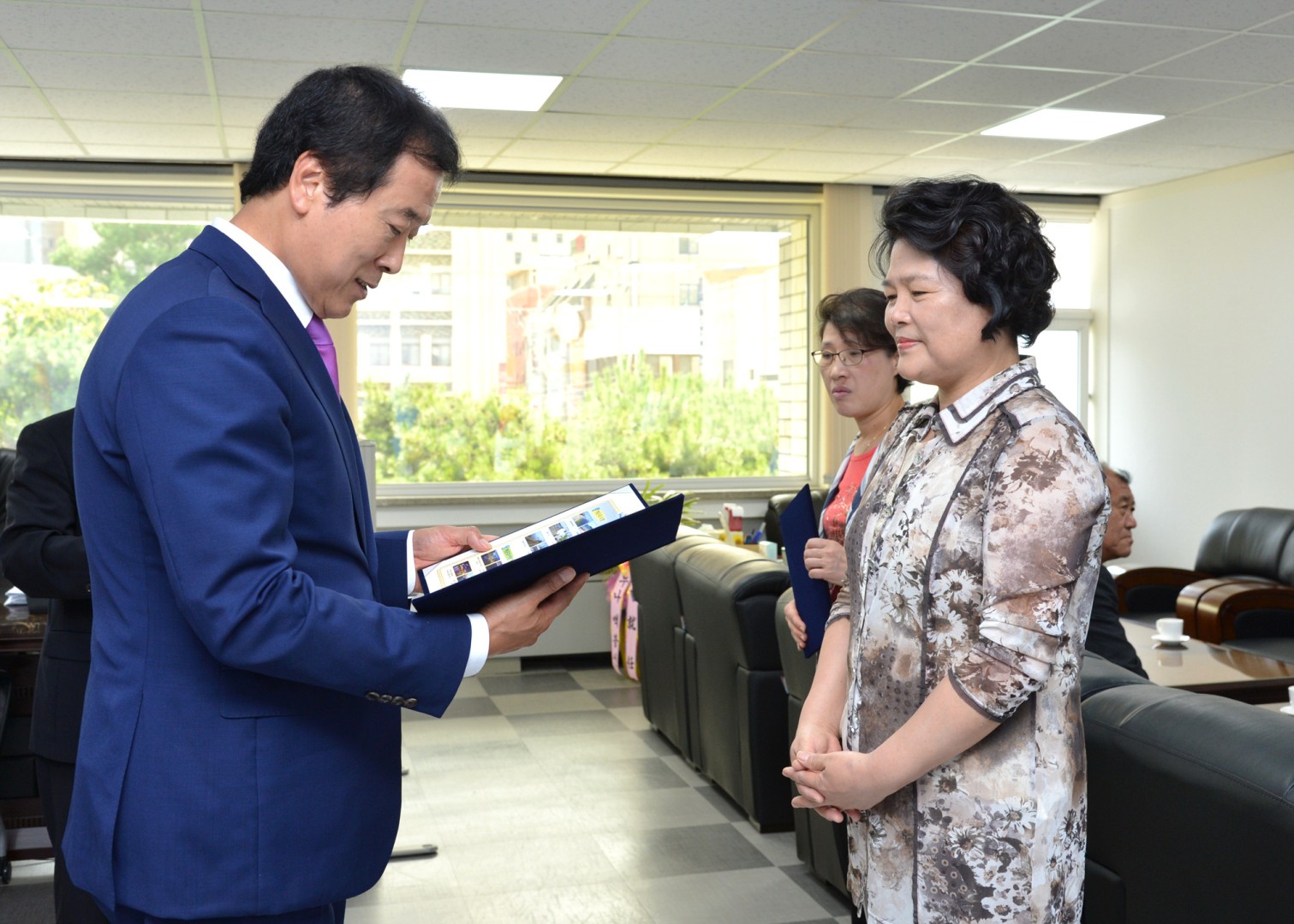 퇴임통장 표창 2