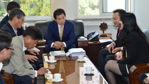 중국 해남성 해구시 실무단 방문