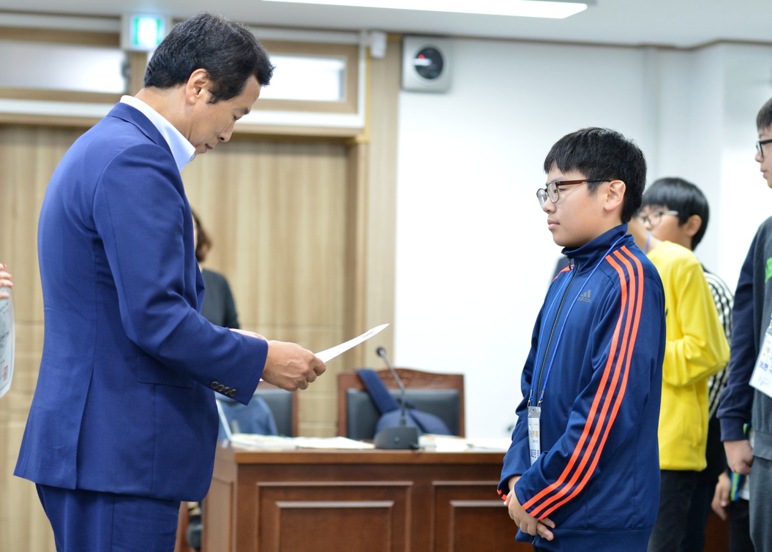 반송중학교 구청체험 2