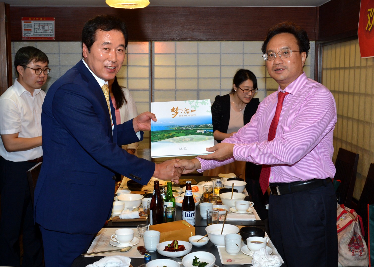 중국 해남성 해구시 실무단 방문 10