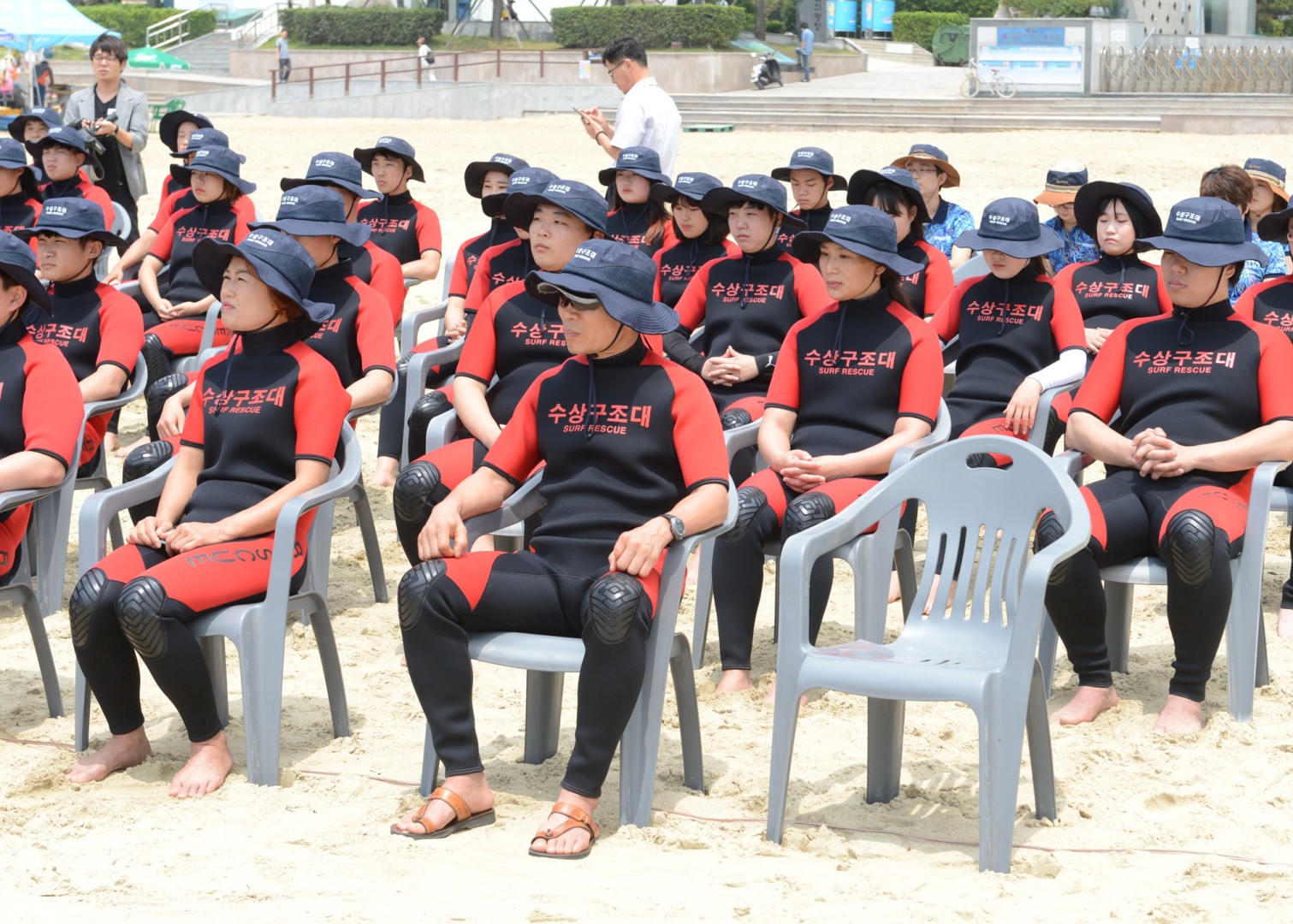 해수욕장 민간수상구조대 발대식 4