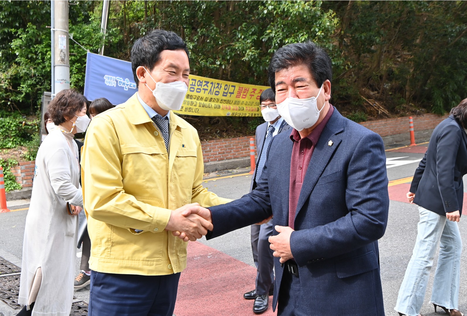 반여2시장 주차장관련 현장방문 11