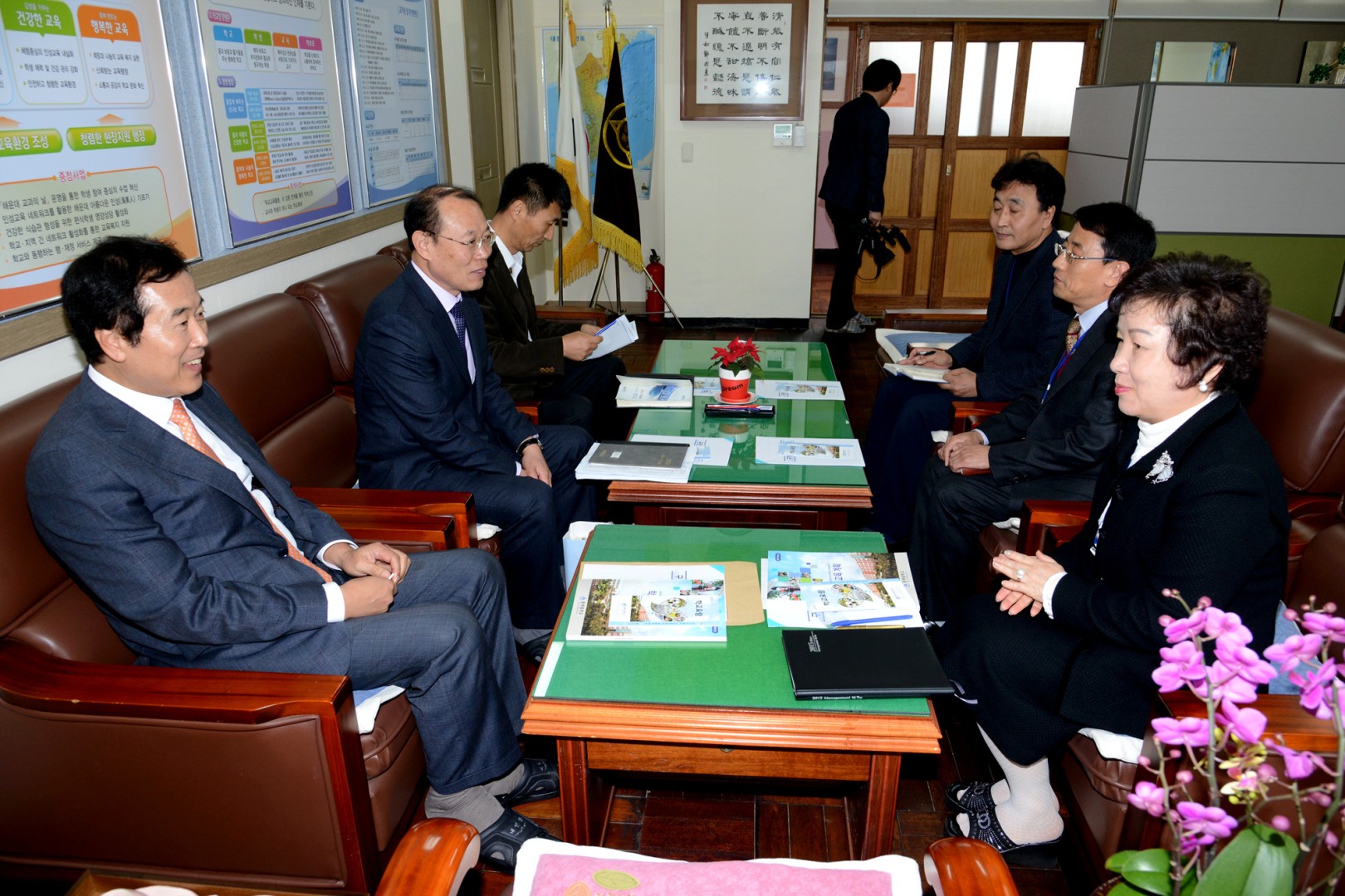 동백중학교 방문 2