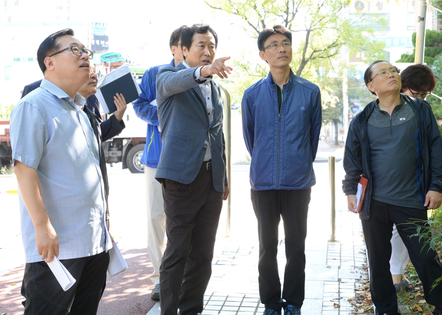 동순방에 따른 좌동 현장방문 1