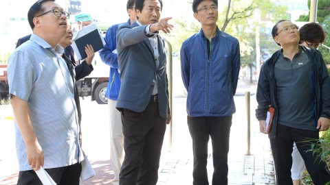 동순방에 따른 좌동 현장방문