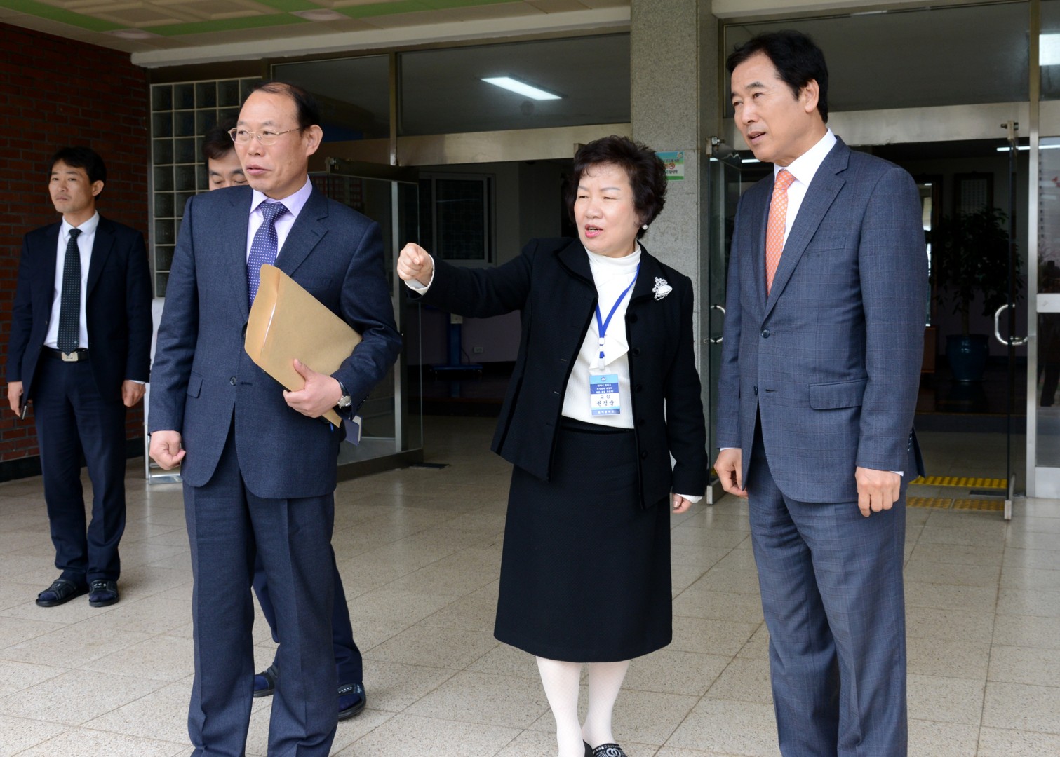 동백중학교 방문 5