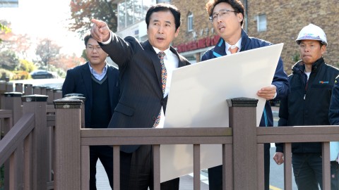 해송교 준공대비 현장방문