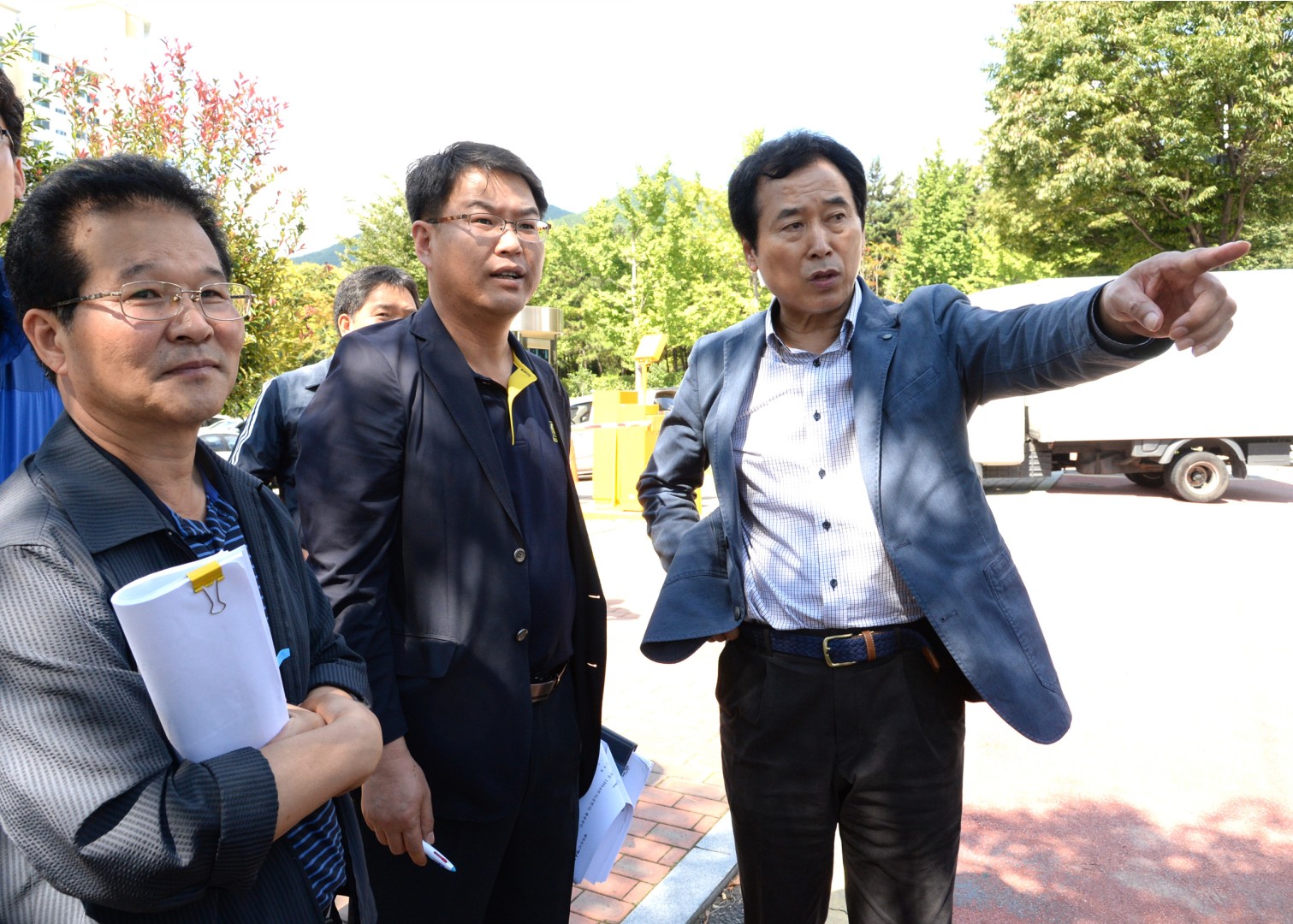 동순방에 따른 좌동 현장방문 4