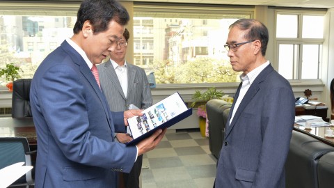 방재단장 위촉장