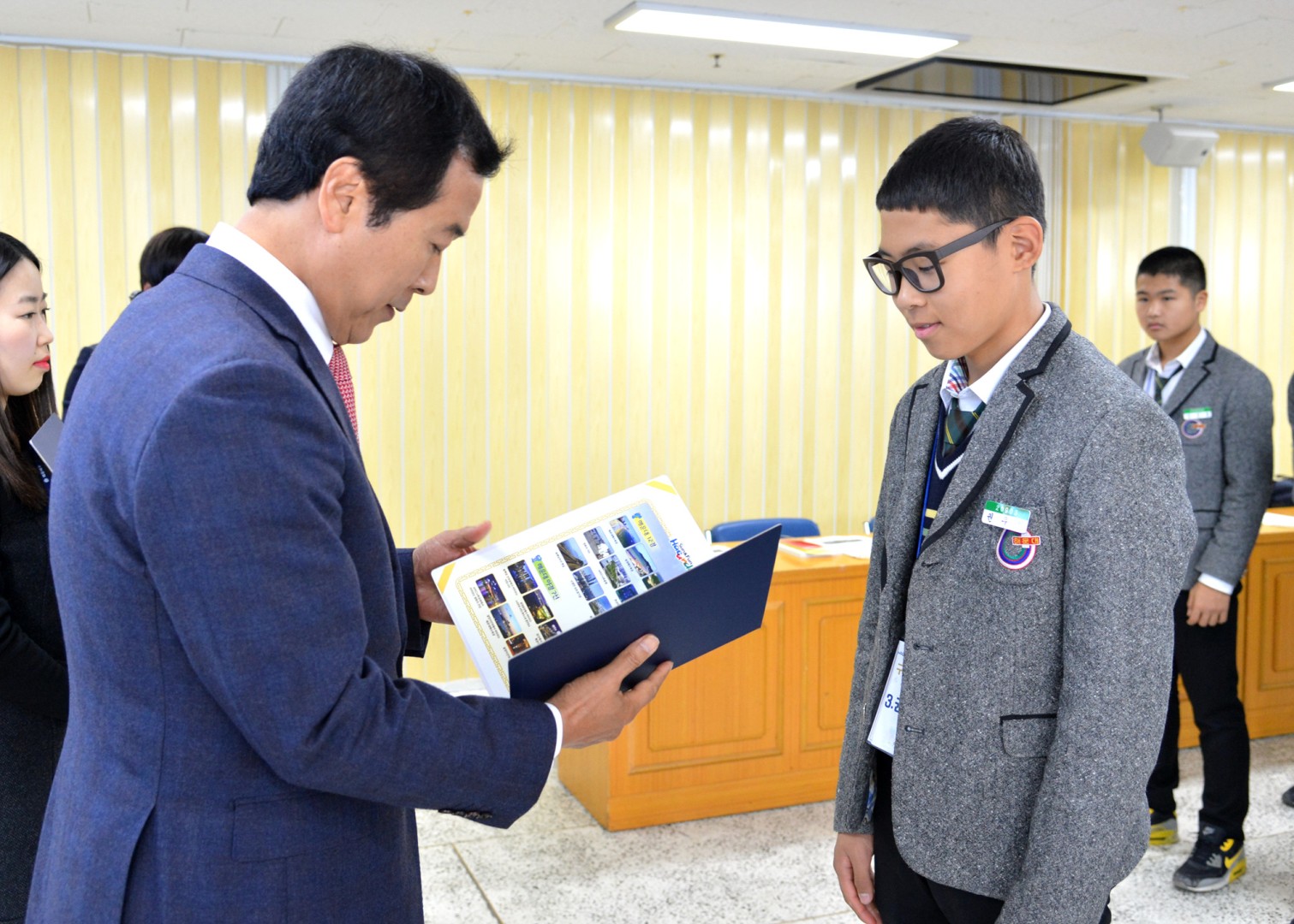 해운대중학교 구청견학 1